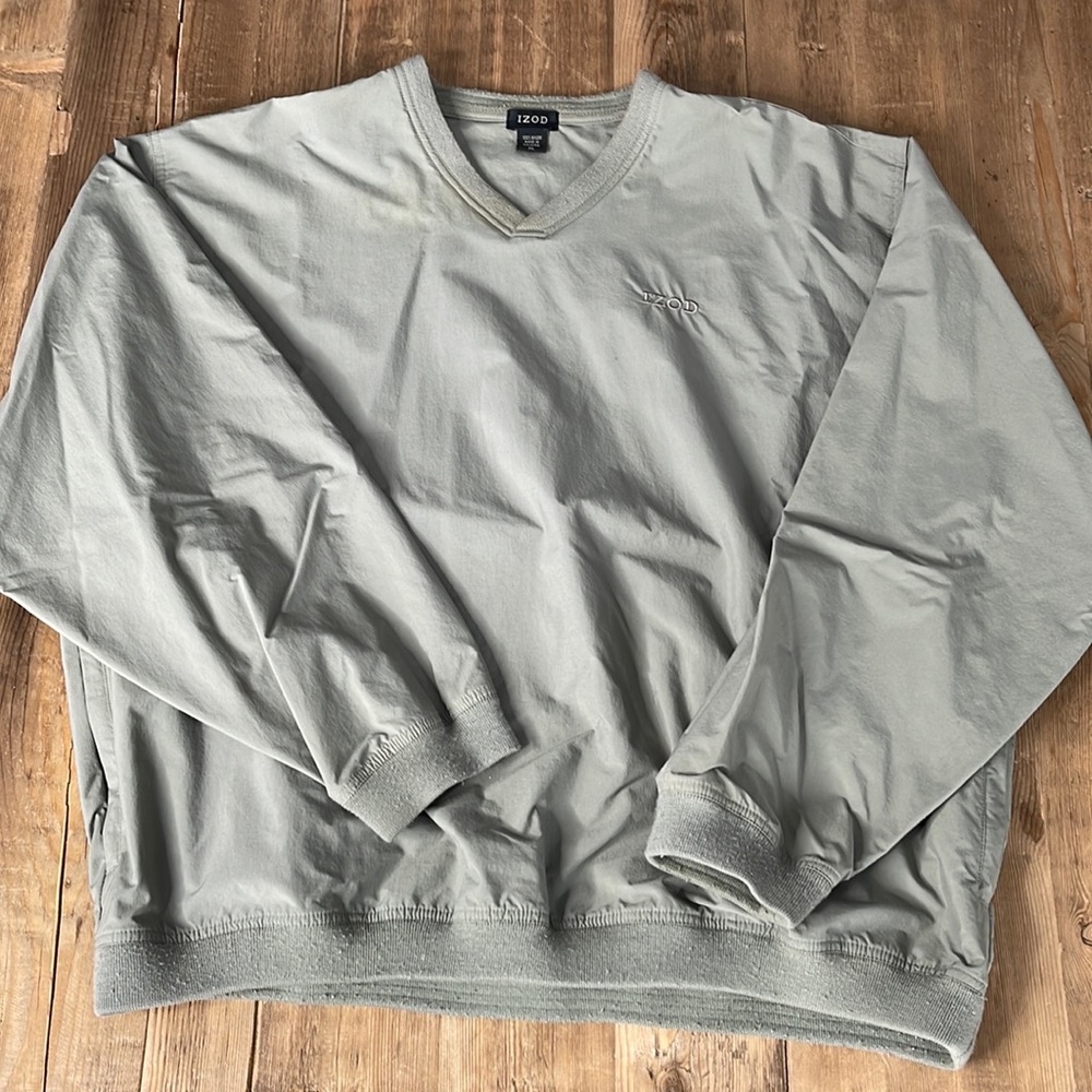 Vintage Izod Golf Pullover Windbreaker
